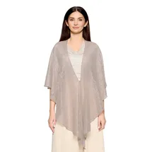 Vera Mont Cape im Glitzer-Look Rosé/Silver | Gr.: onesize