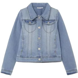 NAME IT Mädchen Nkfstar Dnm Jacket 2210-sr Noos, Light Blue Denim, 134