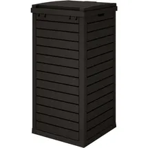 vidaXL Outdoor-Mülltonne 41 l Schwarz