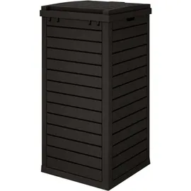 vidaXL Outdoor-Mülltonne 41 l Schwarz