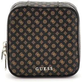 GUESS Schmuckschatulle Cube Jewelery Case Mocha Logo Multi