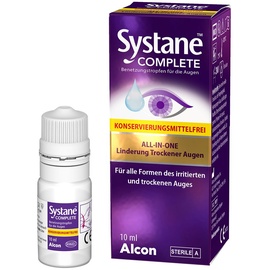 Alcon Systane Complete konservierungsmittelfrei Benetzungstropfen 10 ml