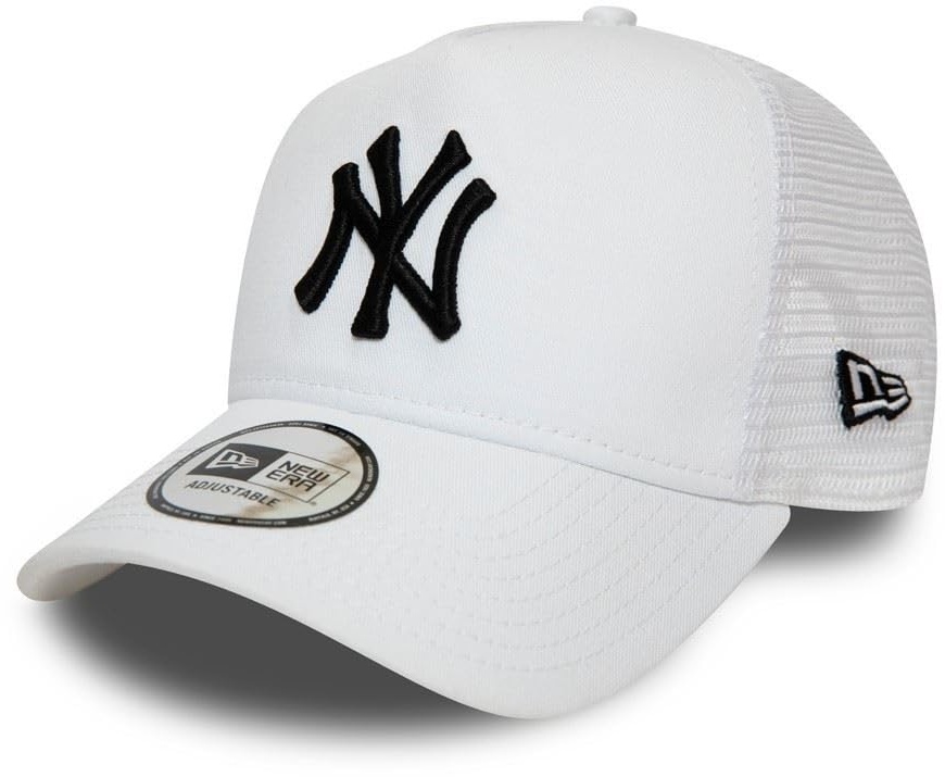 New Era New York Yankees MLB League Essential A-Frame Adjustable Trucker Cap - One-Size