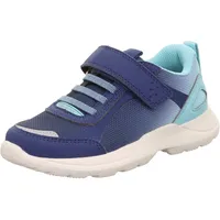 Superfit Rush Sneaker, Blau/Hellgrün 8080, 33