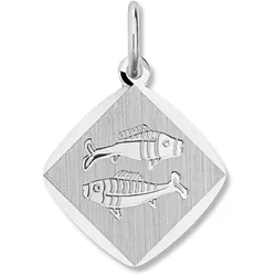 Sternzeichen-Anhänger ONE ELEMENT "Fische Sternzeichen Anhänger aus 925 Silber", silber, Schmuckanhänger, Damen, Fische, Silber 925 (Sterlingsilber), Damen Silber Schmuck Fische