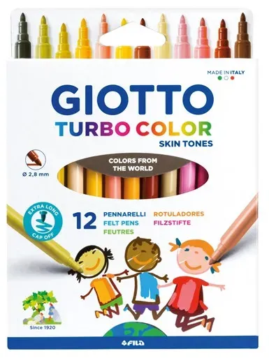 Turbo Color Skin Tones 12 pcs BL