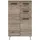 Saphir Unterschrank mit Türdämpfer und 1 Einlegeboden 60 x 100,5 x 33 cm Braun