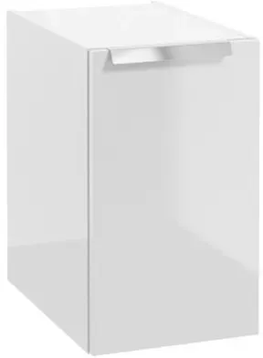 Neuesbad Serie 40 Unterschrank mit 1 Tür, B:300,H:500,T:450mm, Korpus/Front: weiss hochglanz lackier NB1DF001-B-030101