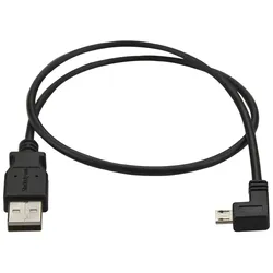 StarTech.com Micro USB Lade- und Sync-Kabel St/St - Links gewinkelt Micro-USB -