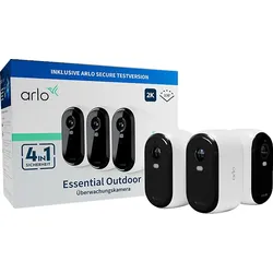 ARLO 3er-Pack Essential 2K Outdoor, Überwachungskamera