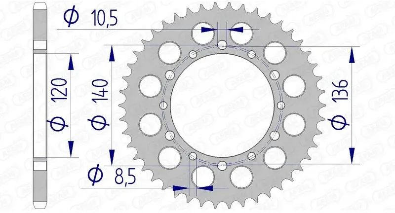 AFAM Aluminiumkrone 17404520