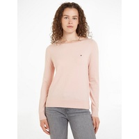 Tommy Hilfiger Strickpullover »CO JERSEY STITCH BOAT-NK SWEATER«, Gr. S (36), Whimsy pink , 45852147-S