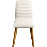 Kare 2er Set KARE DESIGN Stuhl Lara Stoff Beige Ecru