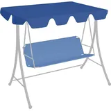 vidaXL Ersatzdach Blau 3-Sitzer