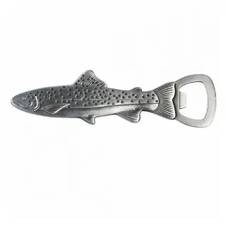 Rex London Flaschenöffner in Fischform aus Edelstahl im Retrostil in Geschenkbox