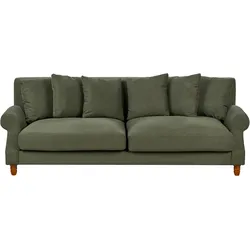 3-Sitzer Sofa dunkelgrün EIKE