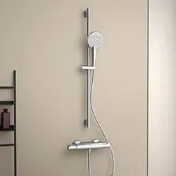 Ideal Standard Idealrain Evo Jet BrauseSet B1763AA chrom, Länge 90cm, 3 Funktionen, Durchmesser 125mm