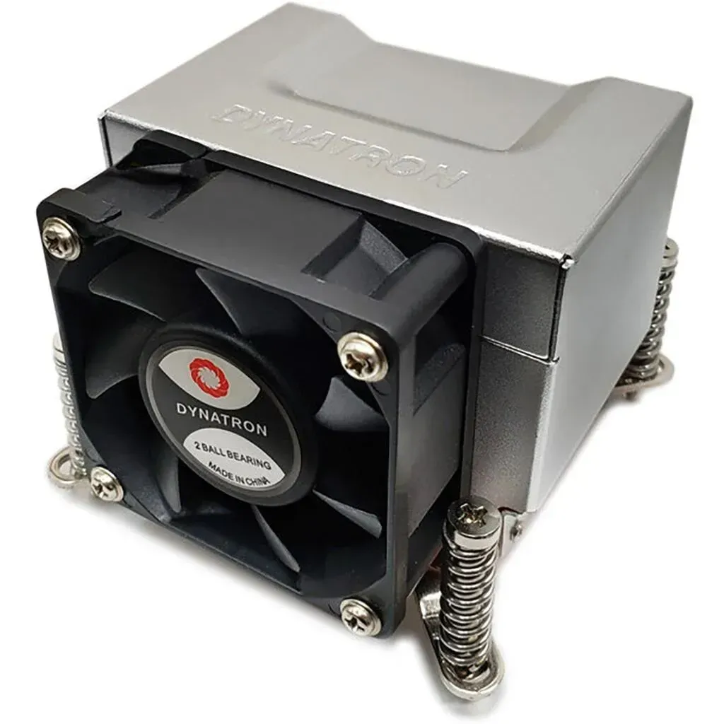 Inter-Tech Q-5 Prozessor Kühlkörper/Radiator 6 cm Schwarz, Silber 1 Stück(e)