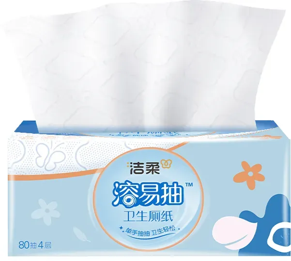 C&S Toilettenpapier (3D-Geprägtes Pullsheet) 80 Blatt, 4 Lagen (10 Packungen)