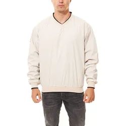 PGA Tour Herren Pullover-Jacke mit Lüftungslöcher Schlupf-Jacke Golf-Mode 3530104 Beige - S
