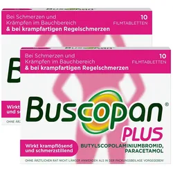 BUSCOPAN PLUS BEI REGELSCHMERZEN - 2X10 STK 2X10 St