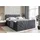 altdecor Boxspringbett MILTIO-Z KING - 160x200 - H3/H4 - Dunkelgrau