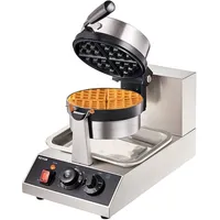 Vevor Rundes Waffeleisen Waffel 1300 W, Kontaktgrill Belgische Waffeleisen