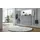 Möbel Kraft VORTINA 120 x 102 x 31 cm grau / grau