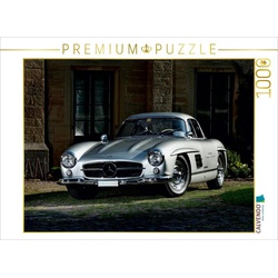 CALVENDO Puzzle CALVENDO Puzzle Mercedes 300 SL Flügeltürer 1000 Teile Lege-Größe 64 x 48 cm Foto-Puzzle Bild von Stefan Bau, 1000 Puzzleteile