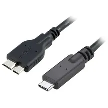 Aukson USB-C auf Micro-B 0,3 m Schwarz