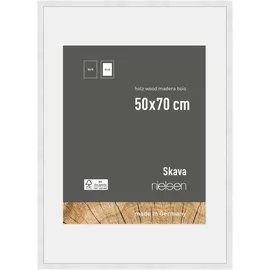 Nielsen Skava Bilderrahmen Holz weiß 50x70 cm 1 St.