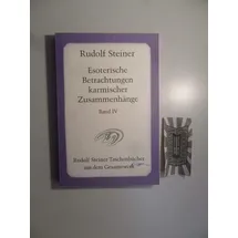 Rudolf Steiner Verlag Esoterische Betrachtungen karmischer Zusammenhänge Band IV