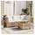 vidaXL Gartensofa 3-Sitzer beige