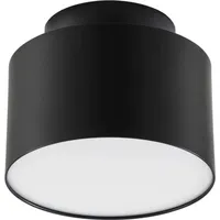 LINDBY LED-Strahler Nivoria, 11 x 9 cm, schwarz, Metall