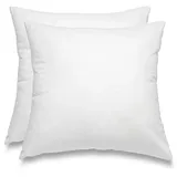 Wometo Federkissen 50 x 50 cm Weiß