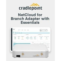 Cradlepoint 1Y NetCloud Branch Adapter Ess, Router, Weiss
