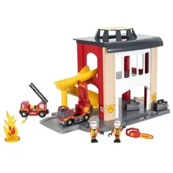 BRIO® WORLD Große Feuerwehr-Station mit Einsatzfahrzeug 33833