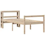 vidaXL Seniorenbett Mit Kopfteil Ohne Matratze 90x190 Cm Vidaxl