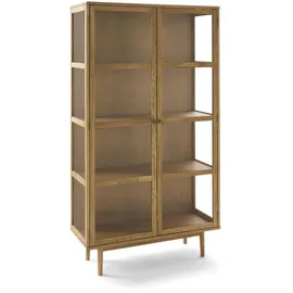 Furnhouse Vitrine 100 x 40 x 180 cm Braun