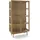 Furnhouse Vitrine 100 x 40 x 180 cm Braun