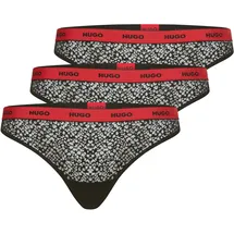 hugo underwear Triple Thong Lace Schwarz S