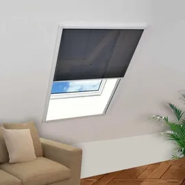 vidaXL Insektenschutz-Plissee für Fenster 80 x 120 cm Schwarz