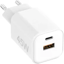 Fontastic USB Ultra Schnell-Reiselader Mini GaNto45 weiss