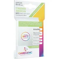 Gamegenic Gamegenic, Matte Standard American-Sized Sleeves, Sleeve Color Code: Green