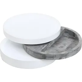 vente-unique Drehbare Rundbank JANITA