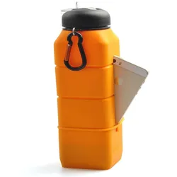 Munkees Silikon Trinkflasche Sound Bottle orange 1580