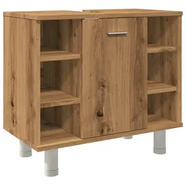 vidaXL Badschrank Artisan-Eiche 60x32x53,5 cm Holzwerkstoff