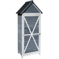 Wiltec Geräteschrank 0,77 x 0,53 m Grau