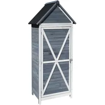Wiltec Geräteschrank 0,77 x 0,53 m Grau