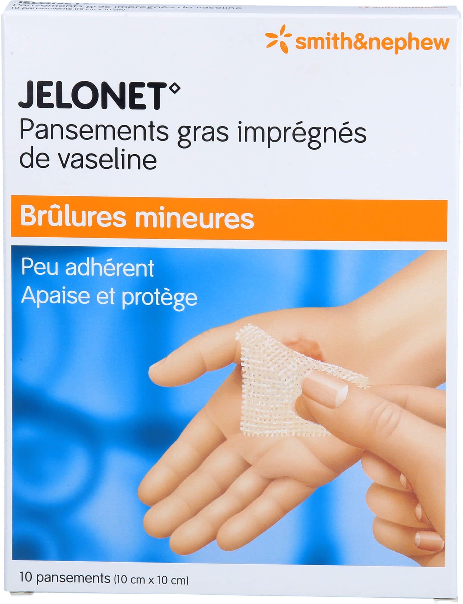 Jelonet Paraffingaze 10x10 cm Steril 10 ST